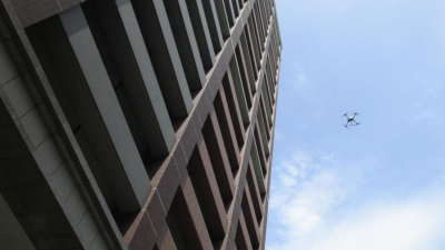 建物外壁調査<br />(ドローン・赤外線)