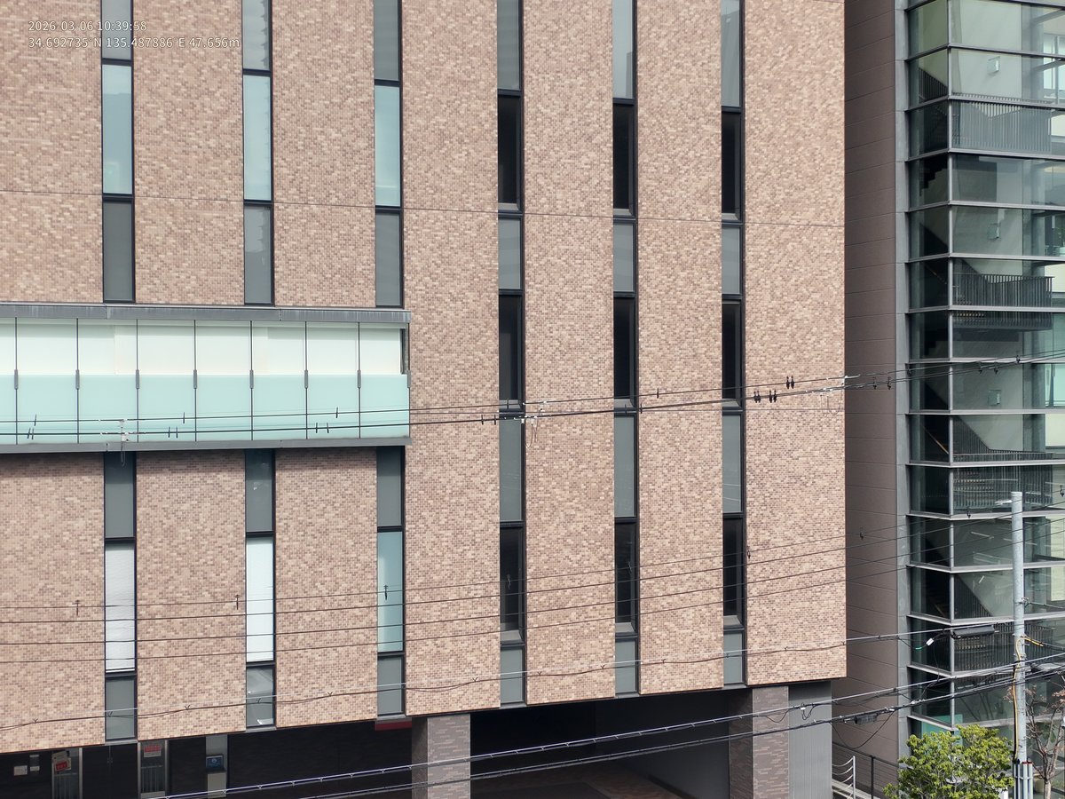 外壁調査 可視光画像（低層棟南面）